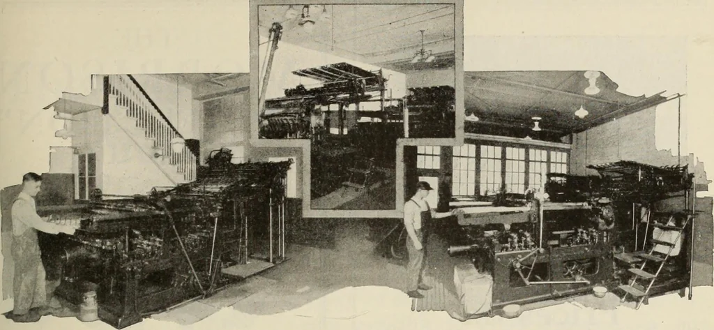 An illustration from Canadian printer & publisher, 1921, leaf 584