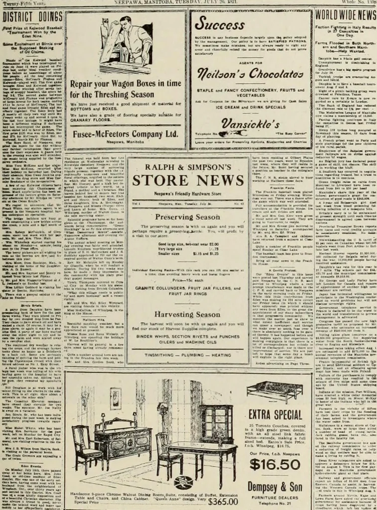 An illustration from Canadian printer & publisher, 1921, leaf 616