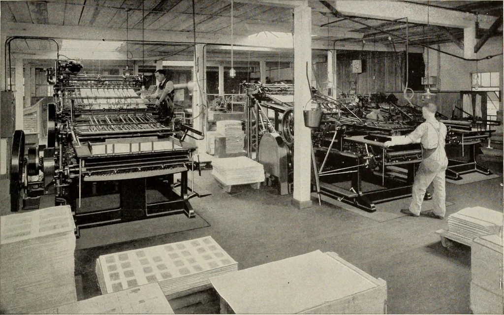 An illustration from Canadian printer & publisher, 1921, leaf 668