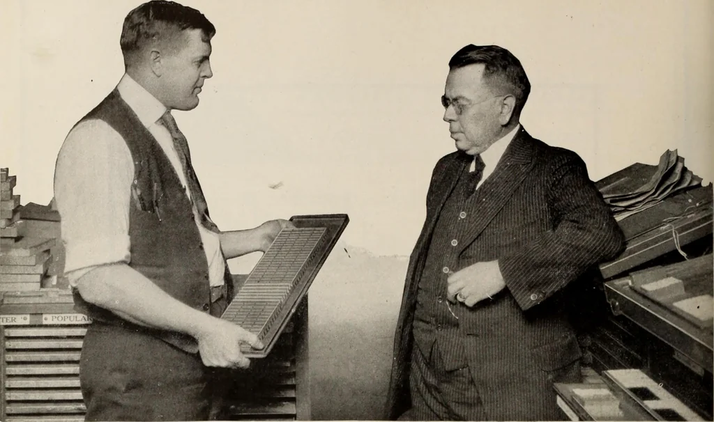 An illustration from Canadian printer & publisher, 1921, leaf 679