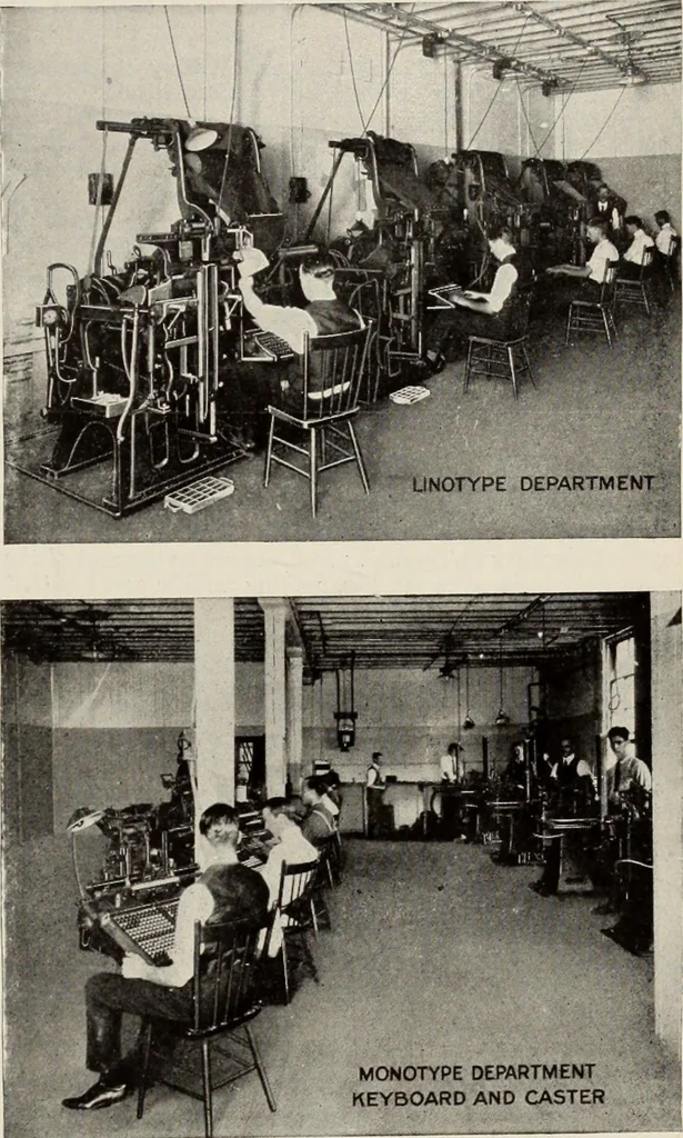 An illustration from Canadian printer & publisher, 1921, leaf 694