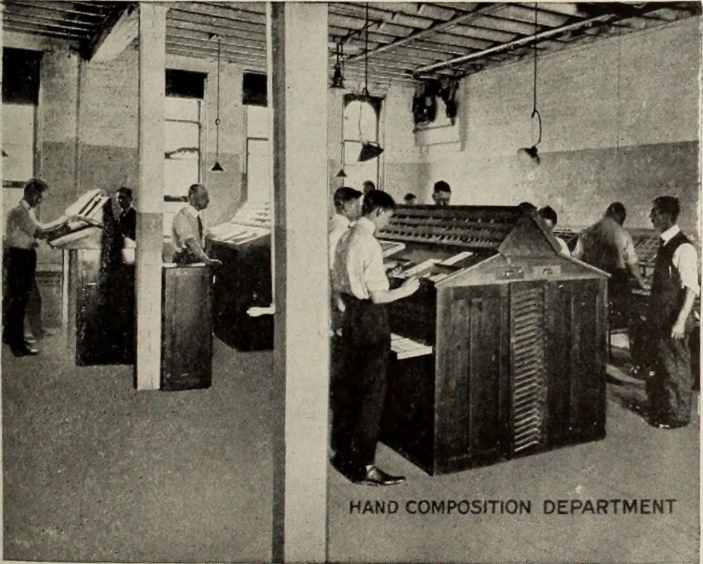 An illustration from Canadian printer & publisher, 1921, leaf 694