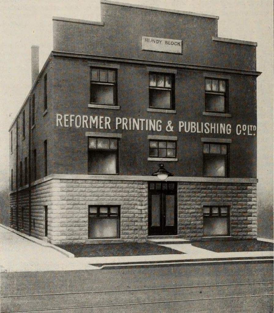 An illustration from Canadian printer & publisher, 1921, leaf 865