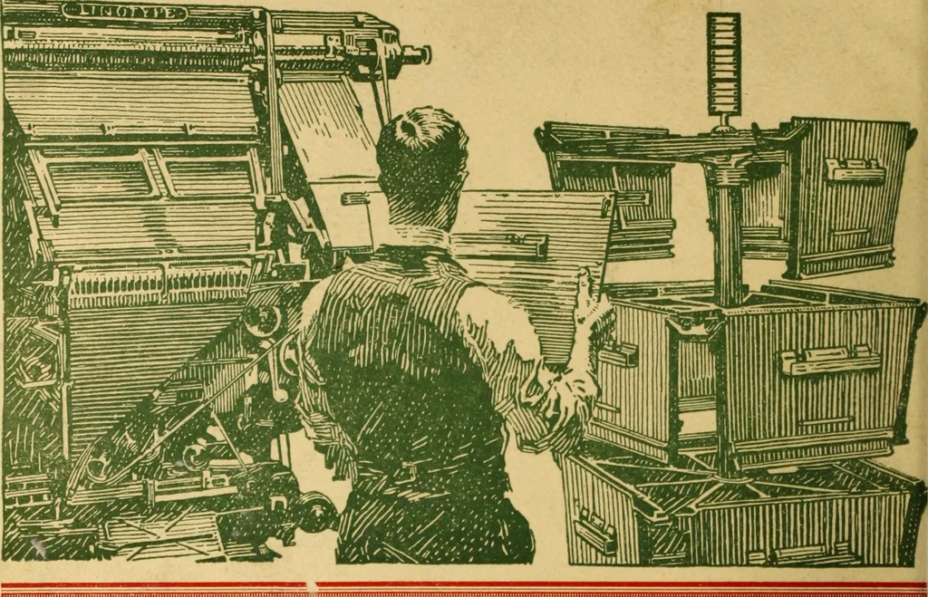 An illustration from Canadian printer & publisher, 1921, leaf 909