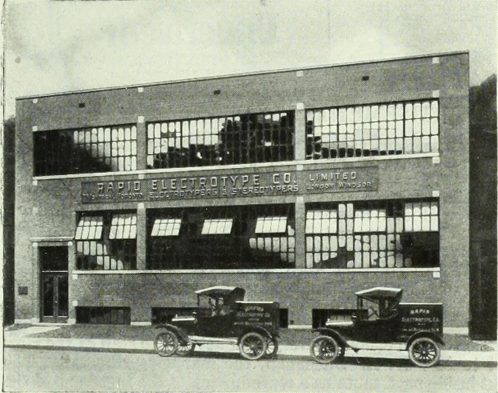 An illustration from Canadian printer & publisher, 1922, leaf 120