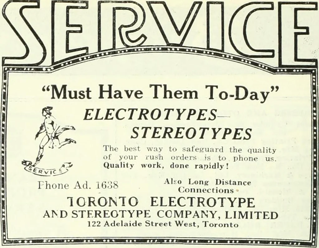 An illustration from Canadian printer & publisher, 1922, leaf 145