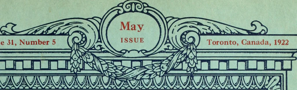 An illustration from Canadian printer & publisher, 1922, leaf 300
