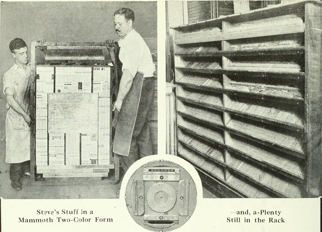 An illustration from Canadian printer & publisher, 1922, leaf 385