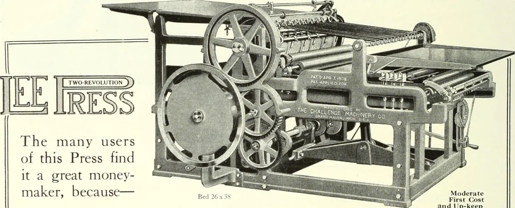 An illustration from Canadian printer & publisher, 1922, leaf 411
