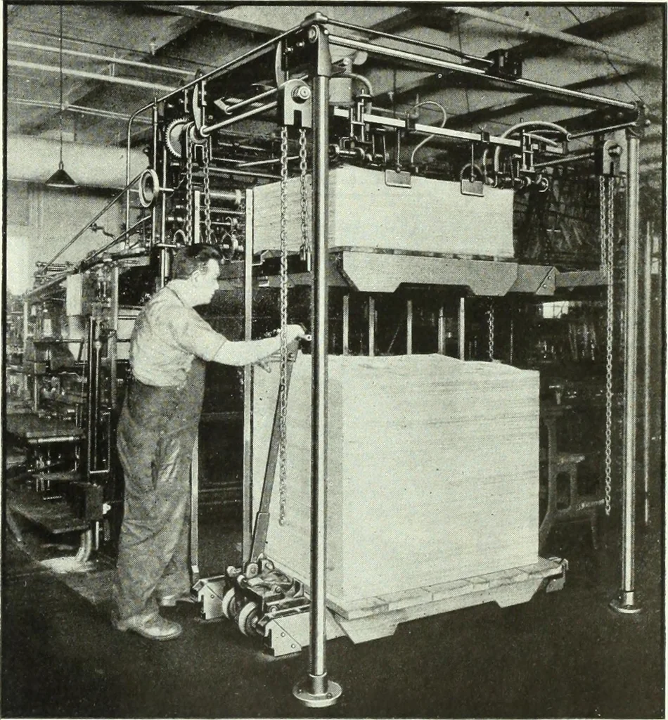 An illustration from Canadian printer & publisher, 1922, leaf 484