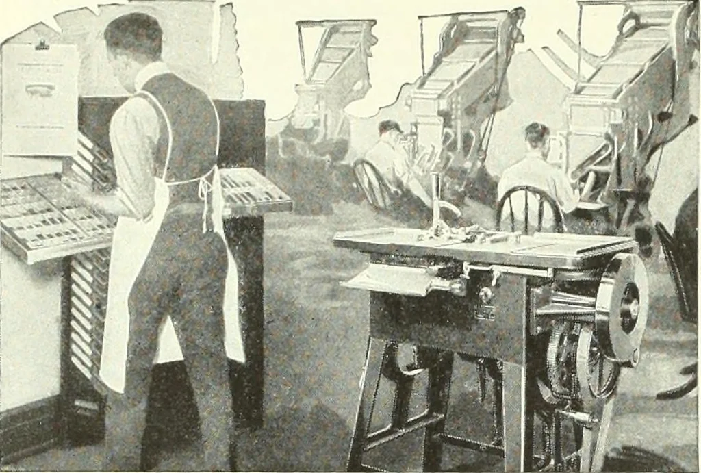 An illustration from Canadian printer & publisher, 1922, leaf 527