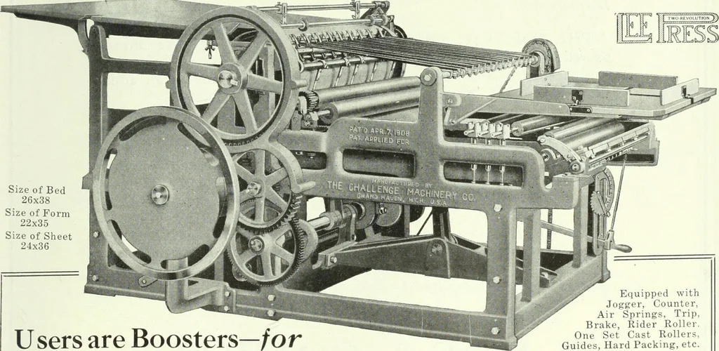 An illustration from Canadian printer & publisher, 1922, leaf 562