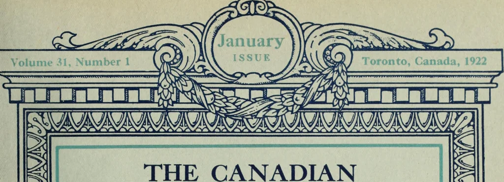 An illustration from Canadian printer & publisher, 1922, leaf 6