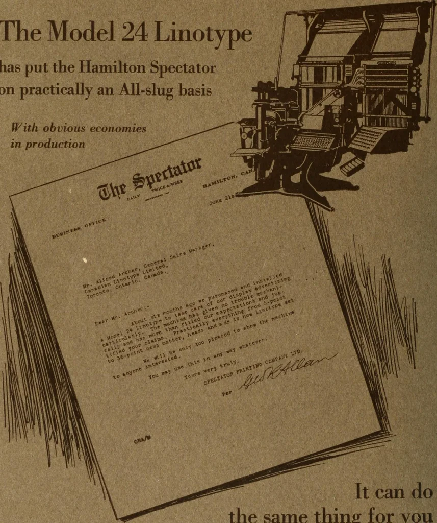 An illustration from Canadian printer & publisher, 1922, leaf 783