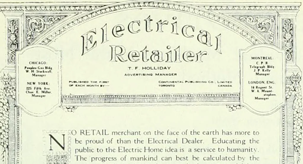 An illustration from Canadian printer & publisher, 1922, leaf 888