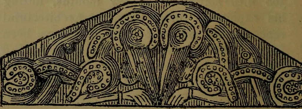 An illustration from Cantor lectures on the arts of tapestry making and embroidery ... delivered before the Society, April 5th, 12th and 19th, 1886, 1886, leaf 15