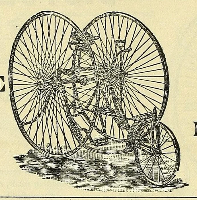 An illustration from Canadian wheelman, 1883, leaf 130
