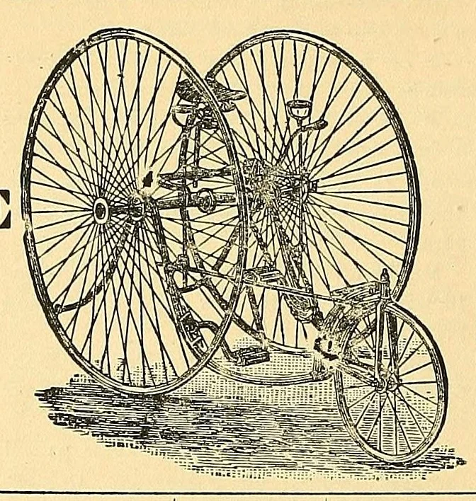 An illustration from Canadian wheelman, 1883, leaf 42