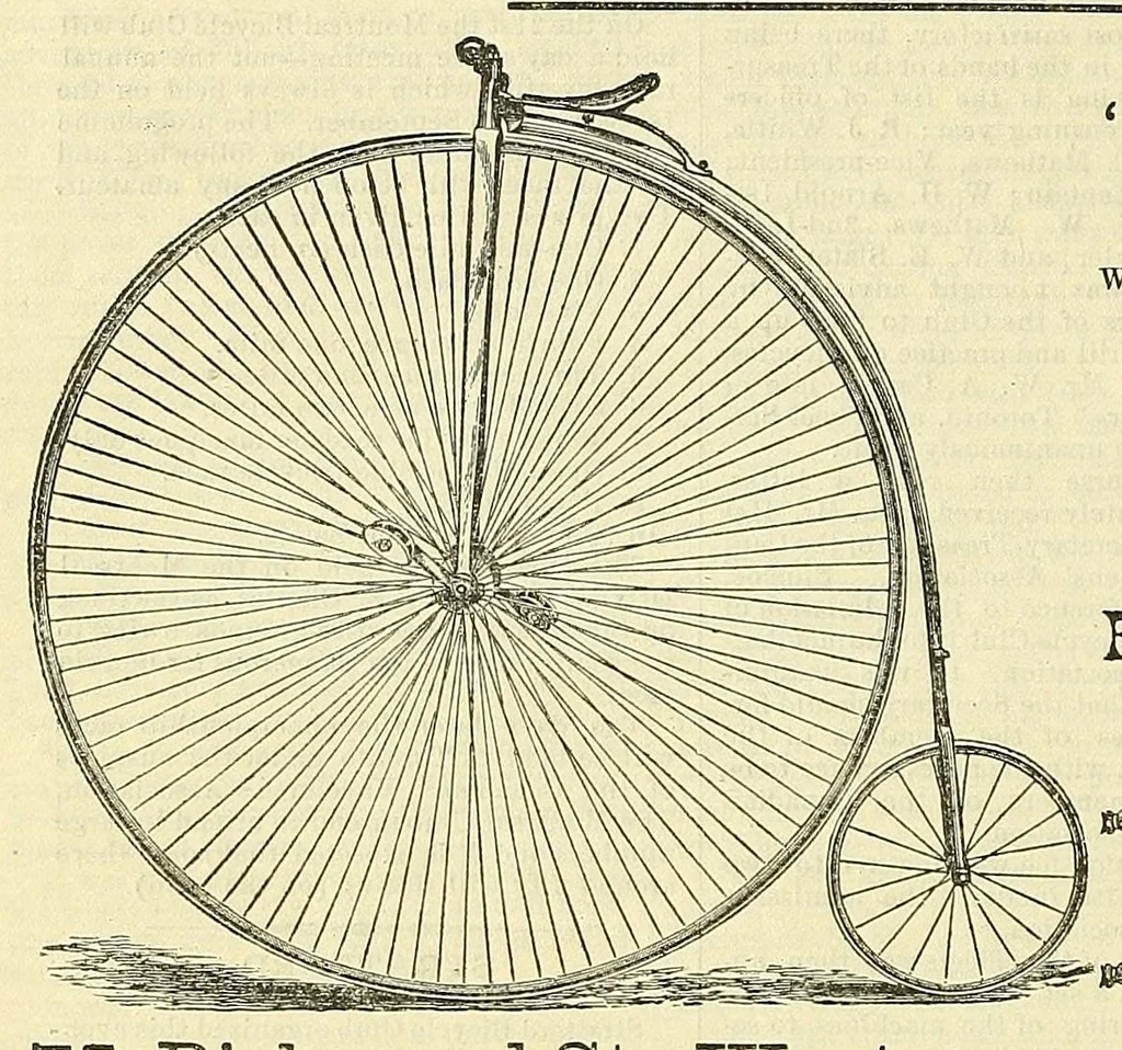 An illustration from Canadian wheelman, 1883, leaf 94