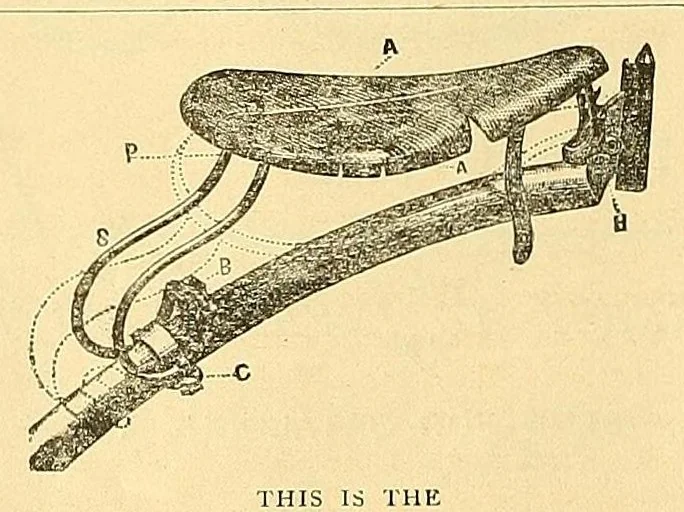 An illustration from Canadian wheelman, 1883, leaf 144