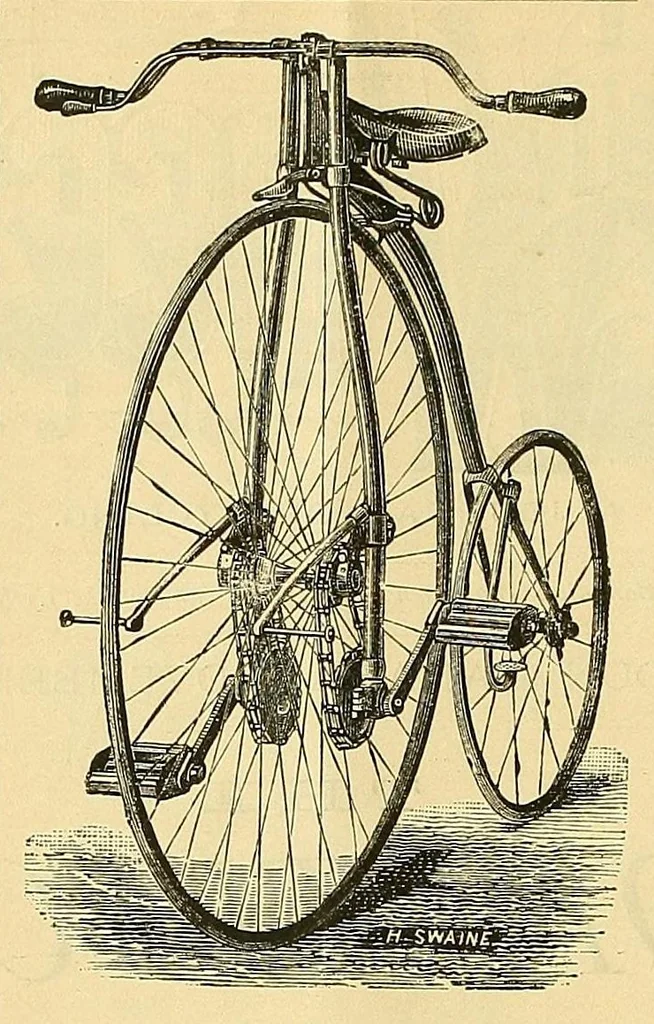 An illustration from Canadian wheelman, 1883, leaf 18