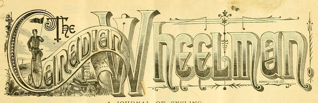 An illustration from Canadian wheelman, 1883, leaf 5