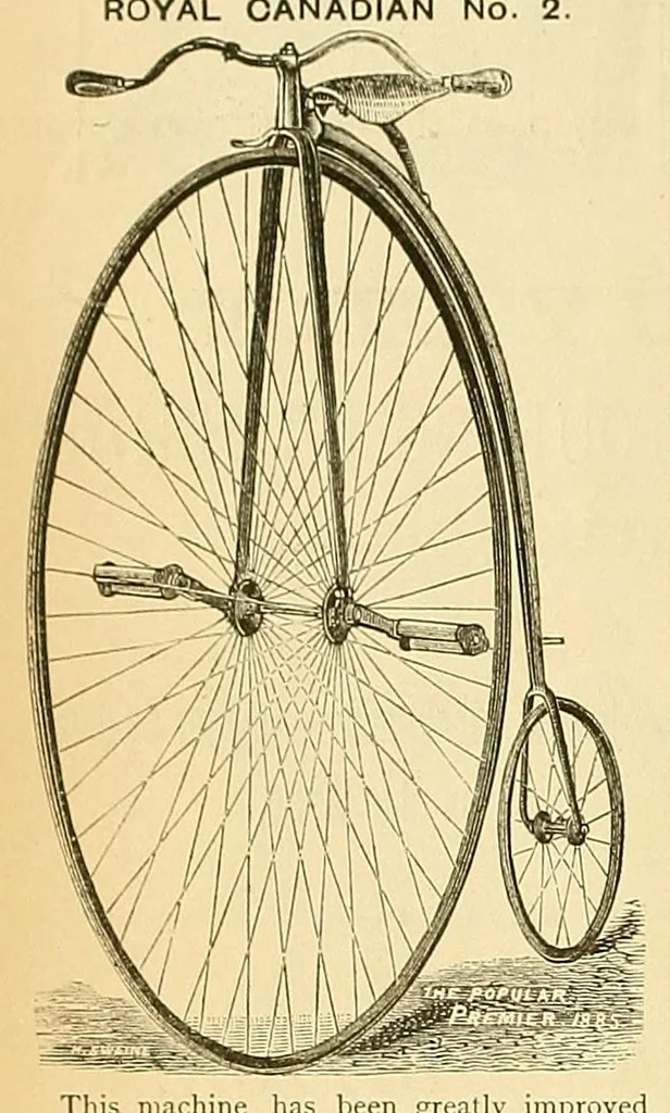 An illustration from Canadian wheelman, 1883, leaf 16