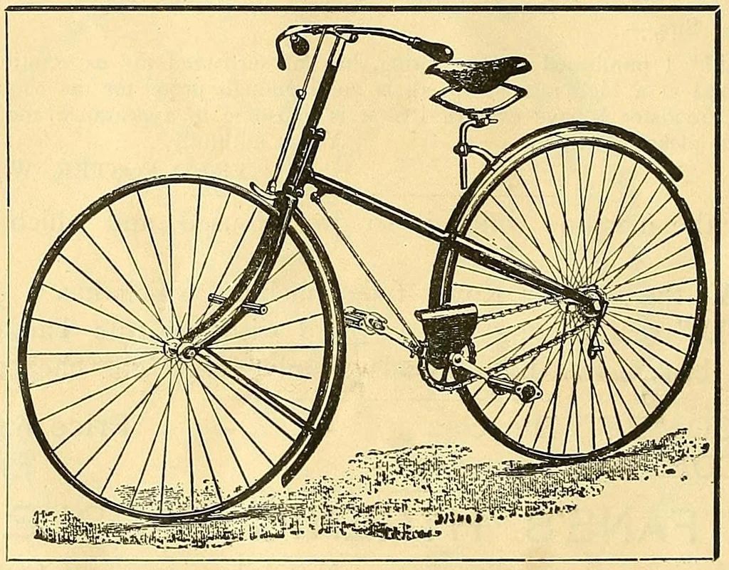 An illustration from Canadian wheelman, 1883, leaf 106