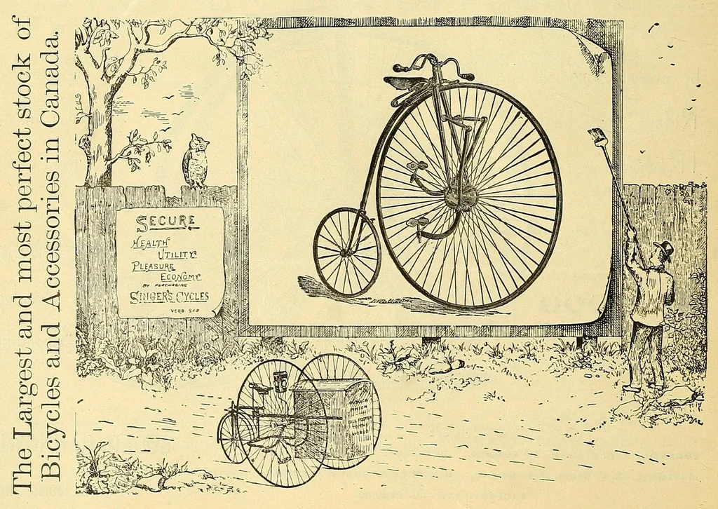 An illustration from Canadian wheelman, 1883, leaf 122