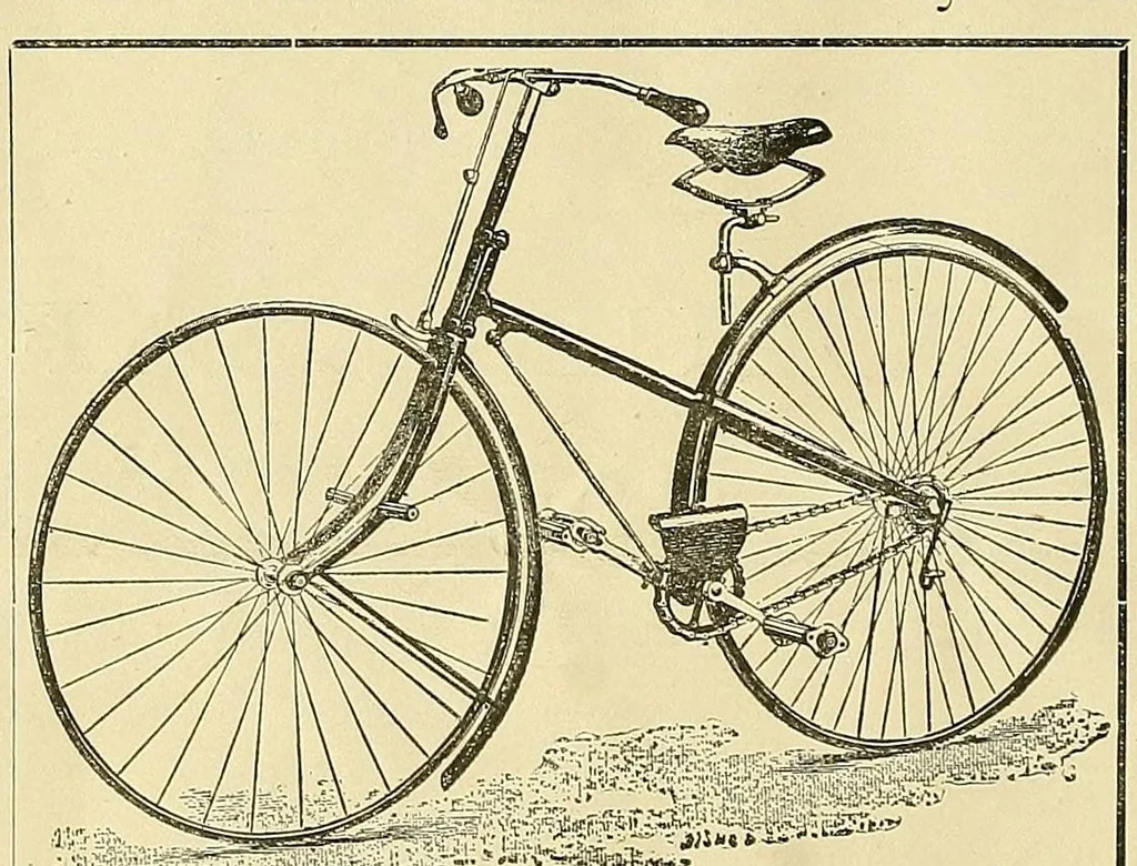 An illustration from Canadian wheelman, 1883, leaf 144