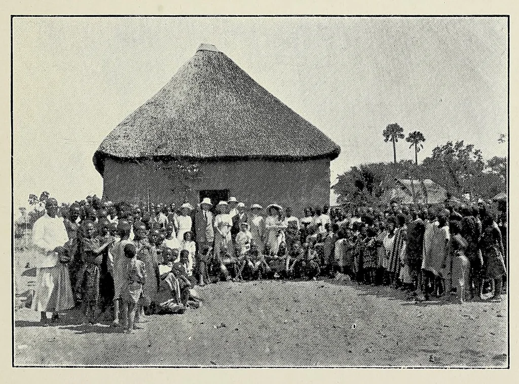 An illustration from Capetown to Kafue : the story of an eighteen thousand miles journey, 1916, leaf 101