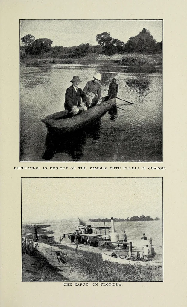 An illustration from Capetown to Kafue : the story of an eighteen thousand miles journey, 1916, leaf 95