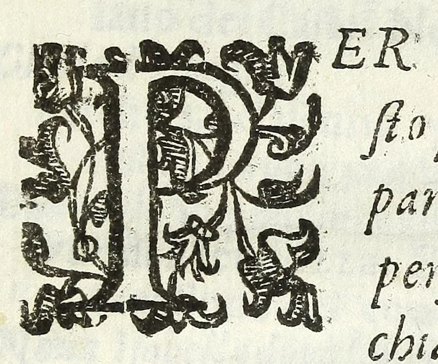 An illustration from Capitoli della bellezza, 1605, leaf 11