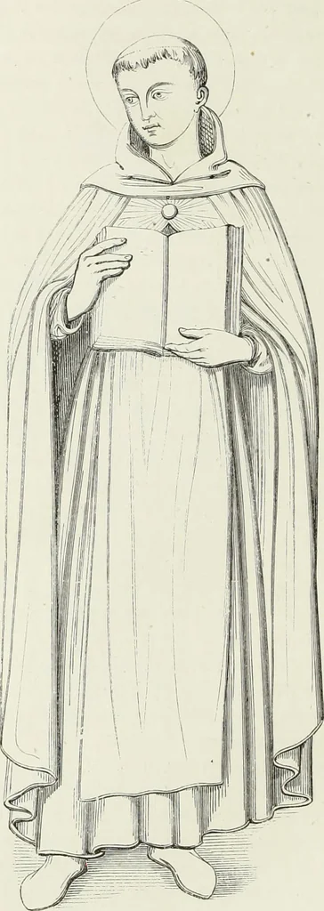 An illustration from Caractâeristiques des saints dans l'art populaire, 1867, leaf 109