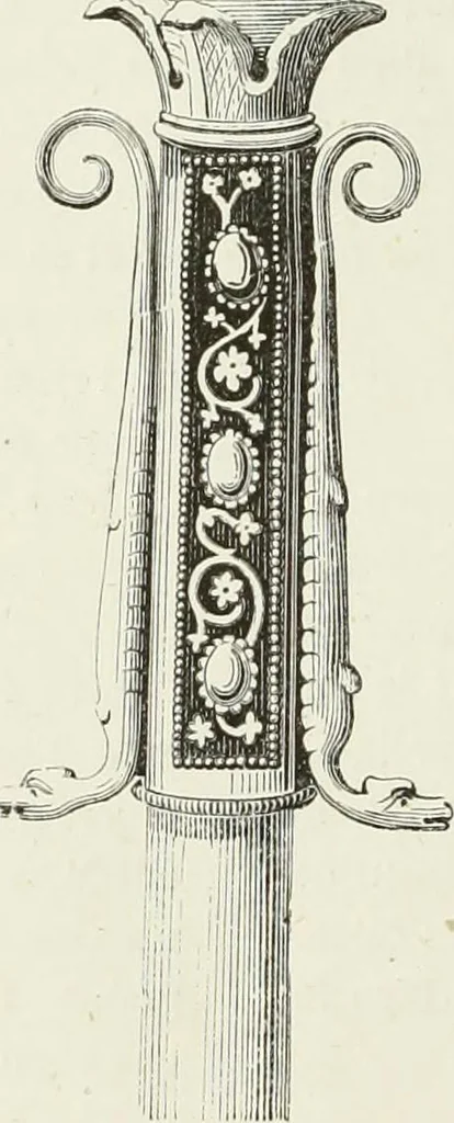 An illustration from Caractâeristiques des saints dans l'art populaire, 1867, leaf 111