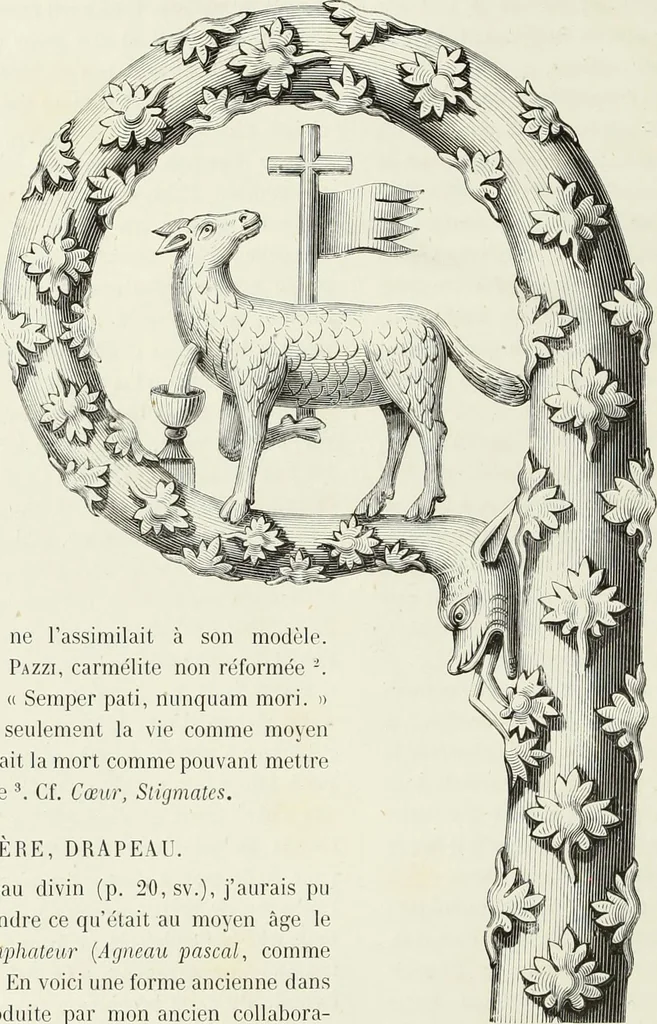 An illustration from Caractâeristiques des saints dans l'art populaire, 1867, leaf 125