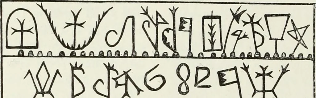 An illustration from Caractâeristiques des saints dans l'art populaire, 1867, leaf 181