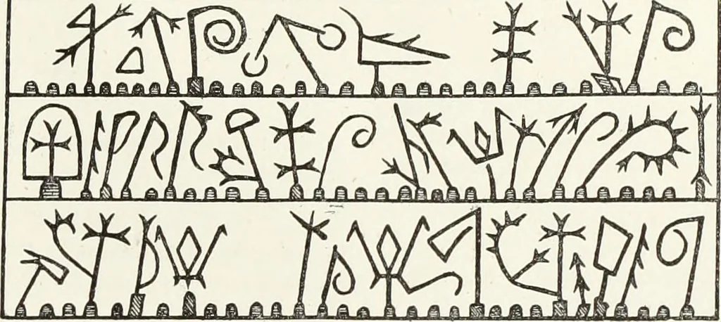An illustration from Caractâeristiques des saints dans l'art populaire, 1867, leaf 184
