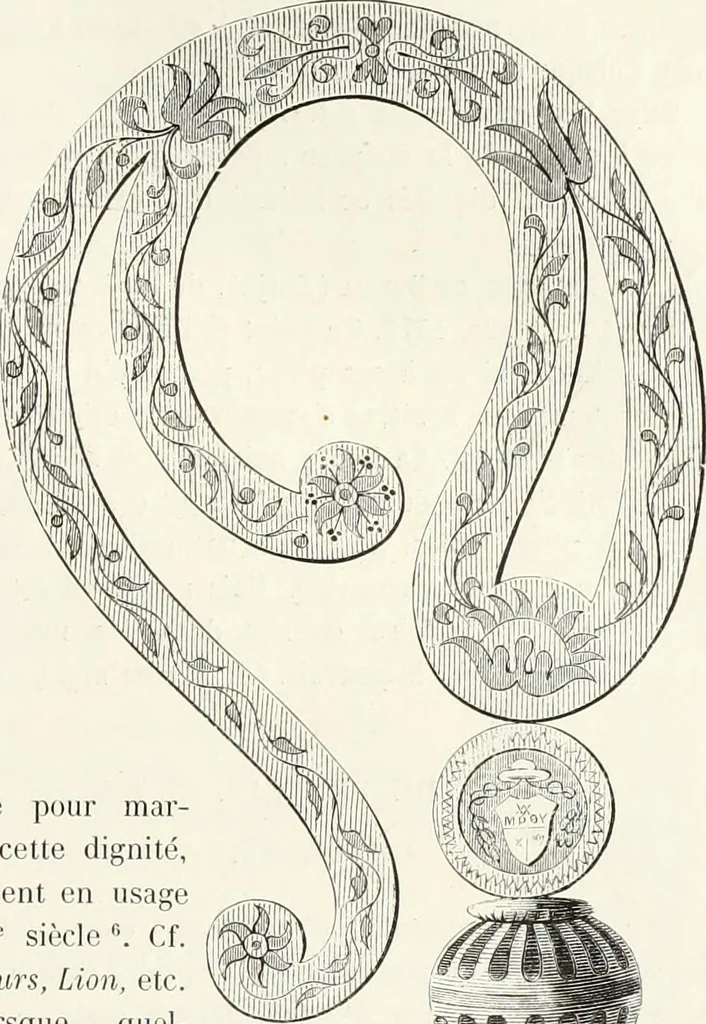 An illustration from Caractâeristiques des saints dans l'art populaire, 1867, leaf 212
