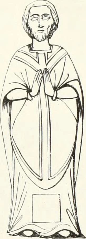 An illustration from Caractâeristiques des saints dans l'art populaire, 1867, leaf 218