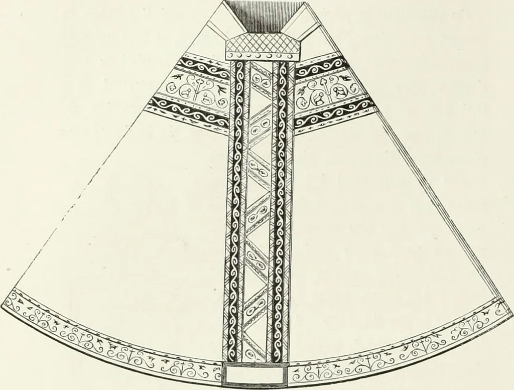 An illustration from Caractâeristiques des saints dans l'art populaire, 1867, leaf 219