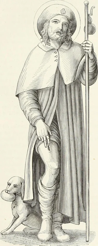 An illustration from Caractâeristiques des saints dans l'art populaire, 1867, leaf 230