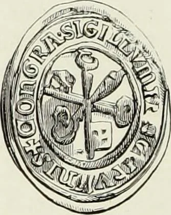 An illustration from Caractâeristiques des saints dans l'art populaire, 1867, leaf 237