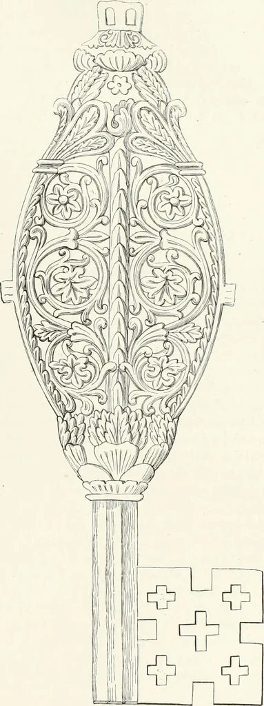 An illustration from Caractâeristiques des saints dans l'art populaire, 1867, leaf 238