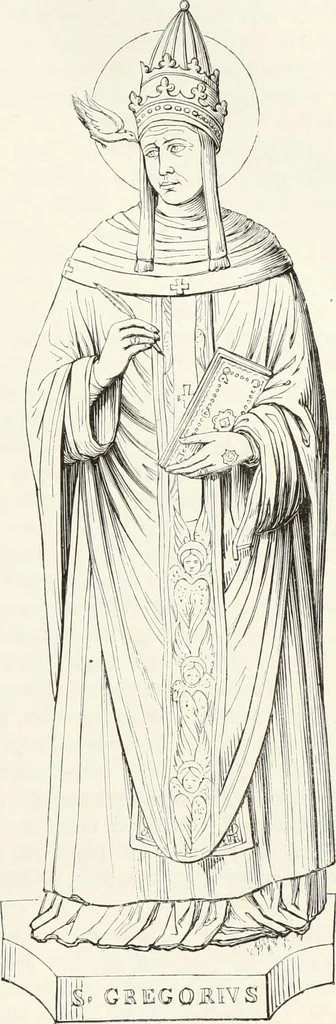 An illustration from Caractâeristiques des saints dans l'art populaire, 1867, leaf 252