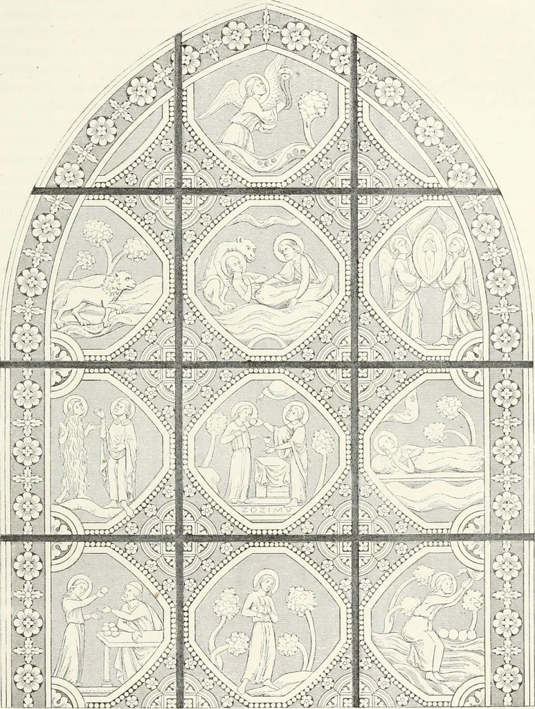 An illustration from Caractâeristiques des saints dans l'art populaire, 1867, leaf 260