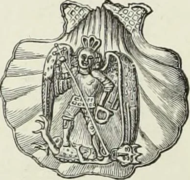 An illustration from Caractâeristiques des saints dans l'art populaire, 1867, leaf 265
