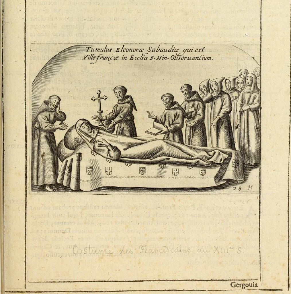 An illustration from Caractâeristiques des saints dans l'art populaire, 1867, leaf 274