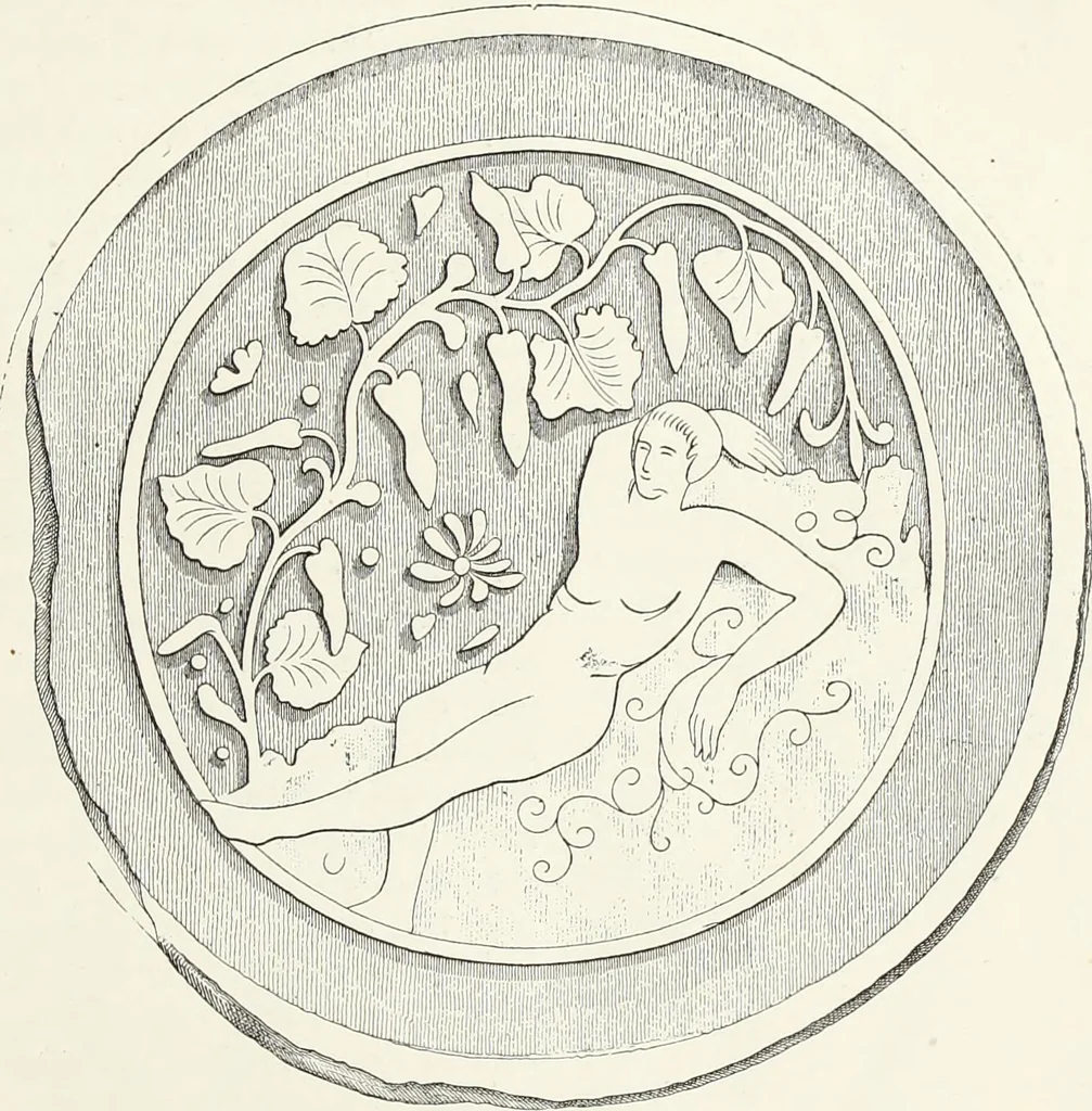 An illustration from Caractâeristiques des saints dans l'art populaire, 1867, leaf 280