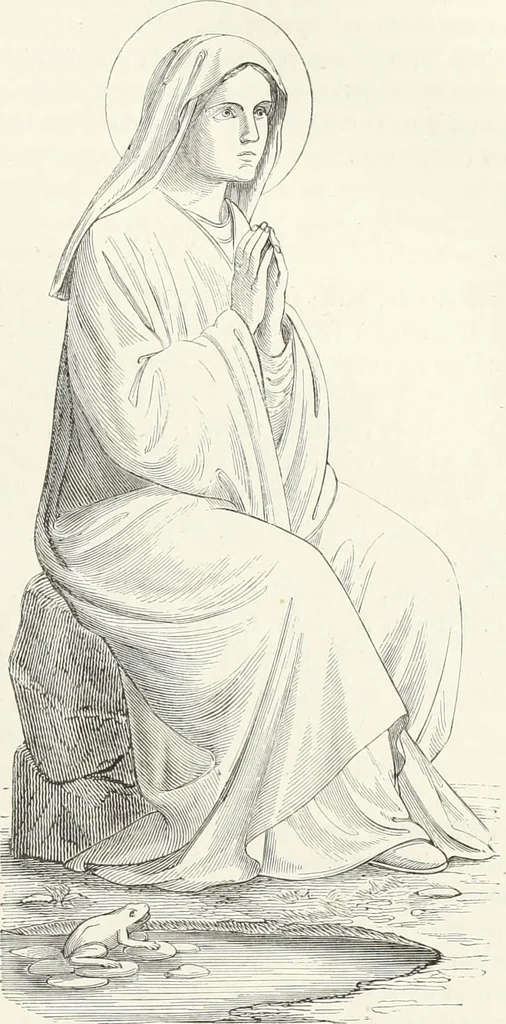 An illustration from Caractâeristiques des saints dans l'art populaire, 1867, leaf 290